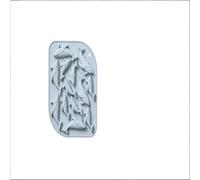 13-Cavity Whale Moldes de silicona Fondant Candy Chocolate Molde de silicona Gummy Whale Molde para hornear para la decoración de pasteles