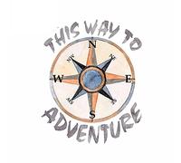 13 cm x 10,4 cm para este camino a la aventura personalidad calcomanía Windows Auto parachoques coche