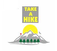 13 cm x 12,2 cm para tomar una caminata vinilo coche pegatina chico s habitación tabla de surf