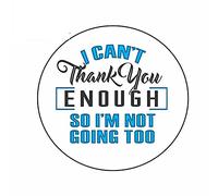 13 cm x 12,5 cm porque no puedo agradecerte lo suficiente pegatinas de Anime para coche a prueba de arañazos