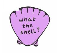 13 cm x 12,7 cm para What The Shell pegatinas de vinilo para coche personalidad a prueba de arañazos impermeable