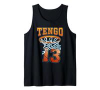 13 Cumpleaños Niño o Niña Tengo 13 Años Baloncesto Canasta Camiseta sin Mangas