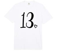 13 cumpleaños para niñas Adolescentes Trece Lindas 13 años Comfort Colors Adult Heavyweight T-Shirt