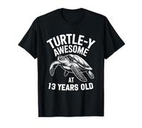 13 Cumpleaños Tortuga Marina Trece Años Camiseta