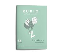 13 Escritura RUBIO | Cuderno para trabajar la inclinada | +11 años