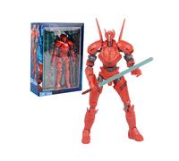 (13) Figura de acción de Gipsy Danger de edición ligera de lujo de Pacific Rim, modelo de Mecha Fury de obsidiana