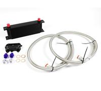 13 Filas Kit Enfriador de Aceite + Manguera Acero Flexible para Audi A3 Tt VW