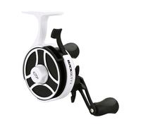 13 FISHING - Black Betty Free Fall Ghost - Carrete de Pesca en Hielo en línea - Relación de Engranajes 2.5:1 - Recuperación de Mano Izquierda - BBFFGW2.5-LH