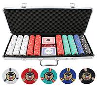 13 G Outlaw Arcilla fichas de Poker - Juego de 500 Piezas