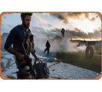 13 Hours: The Secret Soldiers of Benghazi, biographical war, soldado, James Badge Dale, best movies of 2016, Movies #8976Funny Decor Metal Tin Sign 30.5 x 20.3 cm divertido póster de metal para