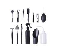 13 juegos de miniherramientas de jardinería para suculentas, kit de trasplante manual de cactus (metal)