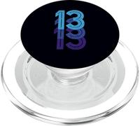 13 Lucky Number 13th Year Birthday Age Equipo Deportivo PopSockets PopGrip para MagSafe
