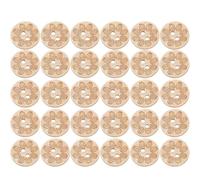 13 mm 4 agujeros botones redondos herramientas de costura accesorios artesanías hechas a mano DIY botones de madera para ropa suéter mochila sombrero camisa textiles para el hogar (13MM)