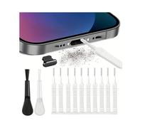 13 Pack Phone Charge Port Cleaning Tool Kit, Anti-Clogging Brushes Cleaner for for AirPods 4,Tablet Camera