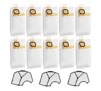 13 Pack VK140 FP140 Bolsas compatibles con aspiradora Vorwerk Folletto VK140 VK150 Bolsas - 10 Bolsas + 3 Filtros