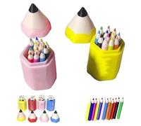 13-Piece Mini Colored Pencil Set for Dollhouses and DIY Miniature Scenes,Mini Colored Pencil Set for Dollhouses and DIY Miniature Scenes,Art Studio Display, Collectible Craft Accessory(a)
