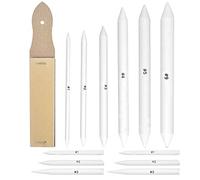 13 Piezas Difuminos y Tortillones de Mezcla Difuminadores para Dibujos Difuminos de Papel con Sacapuntas de Papel de Lija Set de Accesorios de Dibujo para Estudiantes Principiantes Profesionales