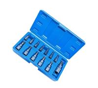 13 Piezas T8-T60 Socket Bit Con 1/4/3/8 "Unidad Para Reparación Automática Y Mantenimiento Del Hogar Herramientas De Acero De Acero Llave De Acero De Alta Resistencia