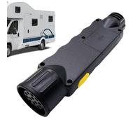 13-Poliger Anhänger-Tester Für 12V - Prüfgerät Für Beleuchtung & An Wohnmobil & LKW | Anhängerstecker-Diagnosegerät Mit LED-Anzeige | ABS & Kupfer, 9V Batteriebetrieb Für PKW & Traktor