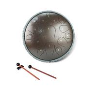 13 Pulgadas 15 Notas D Llave de Tambor de Acero Tambor de, Instrumento de Percusión de Acero de Carbono para Entretenimiento de Meditación, Escala musical: 15 Notas D Clave, Tamaño del artículo: 13