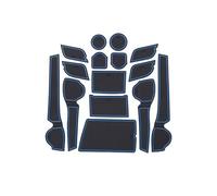 13 Uds. Alfombrilla Antideslizante para Puerta De Coche Posavasos para Consola Central para KIA para Optima 2016-2019 JF 4. ª Generación Mk4 K5 SW(BLU)
