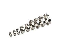 130 abrazaderas de manguera de una sola oreja con alicates o 1 anillo de sujeción de acero inoxidable 304(130pcs)