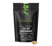 130 mg de carvacrol - 153 mg de aceite de orégano por perla - prensado en frío - 85%+ carvacrol - aceite esencial griego de orégano - 90 unidades - de Alpha01