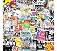 130 Piezas Pegatinas Divertidas para Adultos, Pegatinas de Grafitis Anime para Ordenadores Portátiles, Kindles, Motocicletas, Tablas de Snowboard, Diarios y Monopatines