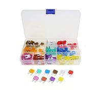 130 Uds 3A 5A 7. 10A 15A 20A 25A 30A 35A 40A APM ATM Auto camión SUV Mini hoja tipo fusible Kit