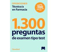 Test Para Oposiciones A Técnico/a En Farmacia (1.300 Preguntas De Exam