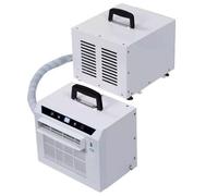 13000 BTU Sistema de aire acondicionado dividido portátil para interior y exterior, panel táctil, temporizador de 12 horas, control remoto, refrigeración silenciosa, para casa, oficina, camping