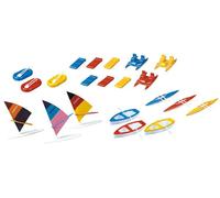 130283 Faller HO Set 21 Piezas Barcos Pedaló Windsurf Canots Escala 1:87