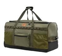 130L Bolsa De Viaje con Ruedas Bolso De Extra Deporte Grande Borsa Da Mano Camping para Deportes Gimnasio Viaggio almacenaje Cabina Weekender Organizadora(Verde Militar)