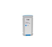 130ml/300ml 738XL 676M6A 676M7A 676M8A 498N8A Premium Ink Cartridge Compatible For H-*0P738 for H-*0P D-signJet T950 T850 Pigment(130ml Cyan)