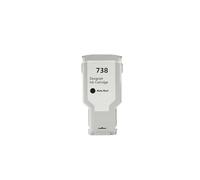 130ml/300ml 738XL 676M6A 676M7A 676M8A 498N8A Premium Ink Cartridge Compatible For H-*0P738 for H-*0P D-signJet T950 T850 Pigment(300ml Matte Black)