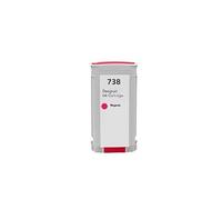130ml/300ml 738XL 676M6A 676M7A 676M8A 498N8A Premium Ink Cartridge Compatible For H-*0P738 for H-*0P D-signJet T950 T850 Pigment(130ml Magenta)