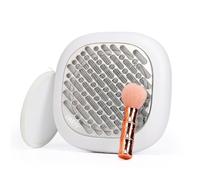 130W Uñas Recogedor de Polvo de Uñas Aspirador de Uñas con Potente Extractor de Manicura, Filtro de Uñas Profesional para Arte de Uñas, Uso en Salón de Hogar (Plata)