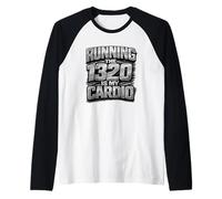 1320 Drag Racing 1/4 Cuarto de Milla Dragstrip Grudge Racer Camiseta Manga Raglan