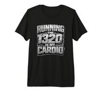 1320 Drag Racing 1/4 Cuarto de Milla Dragstrip Grudge Racer Camiseta Premium