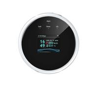 (132321) Detector de fugas de gas y alarma contra incendios con pantalla LCD, montaje en pared, control