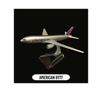 (133.AMERICAN B777)Scale 1:400 Metal Aircraft Replica Emirates Airlines A380 B777 Airplane Diecast Model Aviation Plane Collectible Toys for Boys