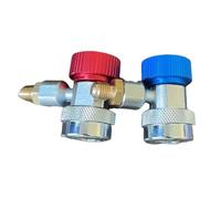 134a Adaptadores | R1234YF Adaptador -Equipamiento de CA 1234YF a 134A adaptador -Kit de conversión, ajustable de alta y baja presión para la carga de CA del acondicionador del coche