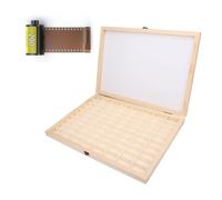 135 Estuche de Película, Estuche de Madera para 80 Rollos de Películas de 35 mm, Caja de Almacenamiento de Películas de 35 mm para Preservar y Proteger su Película