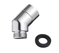 135 Grados Adaptador de Ducha de Mano, Conector Resistente con Almohadilla Conector de Brazo de Ducha para Alcachofa de Ducha Angular para Ducha de Mano