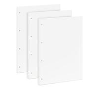 135 Hojas Papel de Recambio en Blanco, 29 x 21 cm, A4 Sin Rayas, 100 g/m² 4 Orificios, Bloc de Dibujo, Sketchbook y Bocetos para Artistas, Estudiantes y Notas Libres