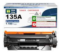 135A W1350A ( 135X W1350X ) Tóner Cartucho con Chip 1100 páginas Compatible para HP LaserJet M207dw M209 M209d M209dw M234 M234d M234dw M234sdw M234sdn M235sdw Impresora
