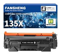 135X W1350X 【con chip】 Tóner Cartucho compatible con HP Alto 135A W1350A para LaserJet M209d M209dw / M234 M234dw M207 M207dw / M209sdw M234sdw M207sdw M209sdn M234sdn M207sdn 2400 páginas 1350X 1350A