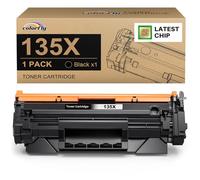 135X W1350X - Tóner de Repuesto para HP 135X W1350X 135A W1350A para HP Laserjet M209dw MFP M234dw M234sdw M234sdn (1 Negro, con Chip)