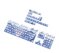 136 piezas Teclado Mecánico Azul Orlong Teclado Impreso Lado Retroiluminación Teclado Teclas