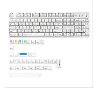 136 teclas AI KeyCaps PBT Dye Subb Cherry Profile Keycap 1.75U 2U Shift para GK61 64 84 Tkl87 98 104 MX Switch Key Cap 7U